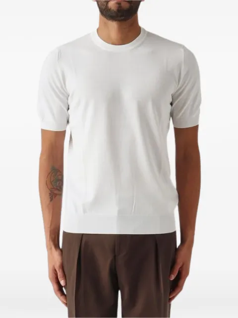 Gran Sasso camiseta de seda de manga corta