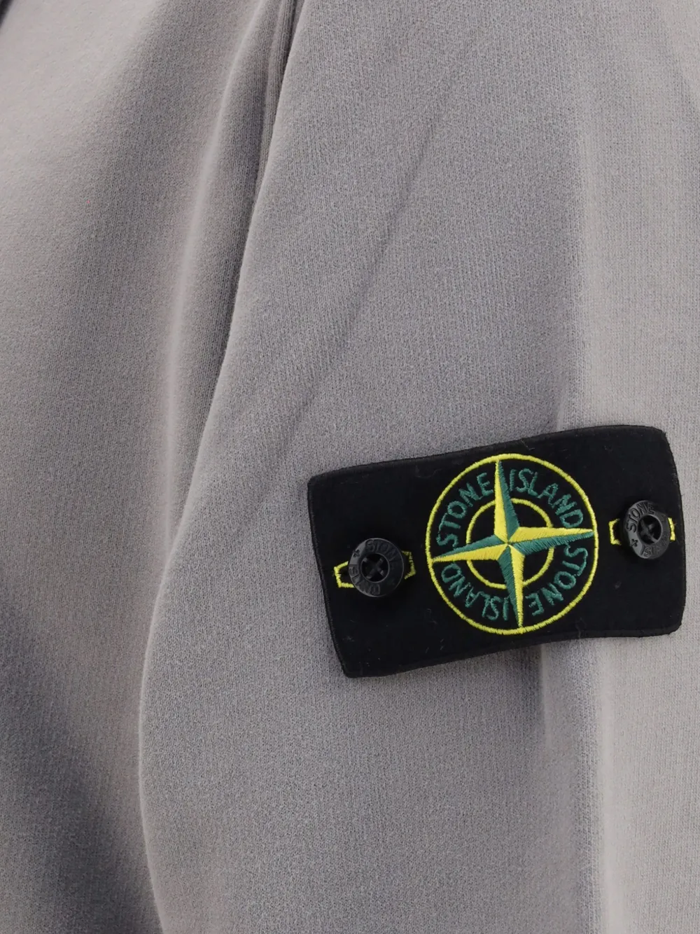 Stone Island Hoodie met logopatch Grijs