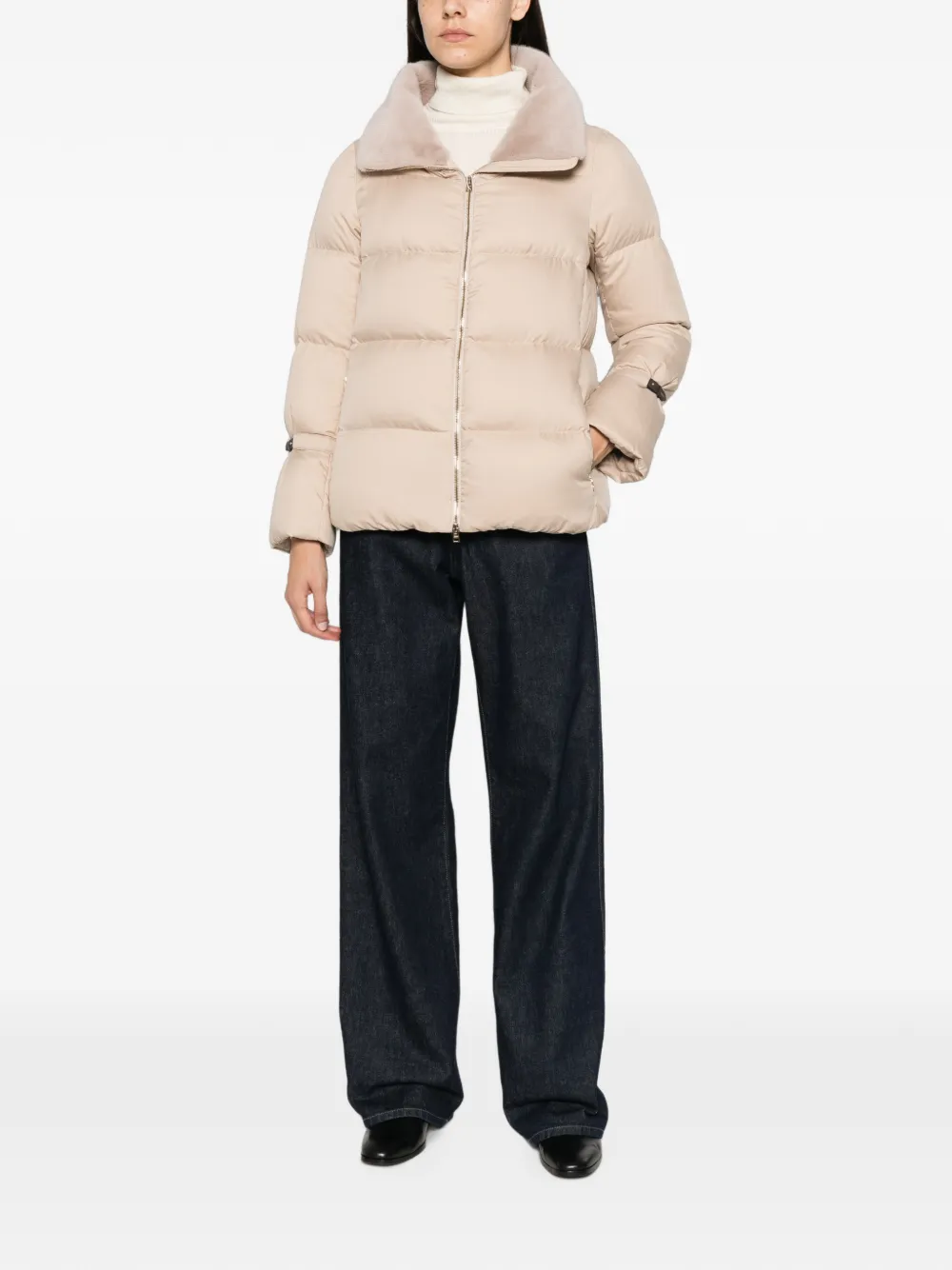 Herno Donsjack met rits Roze