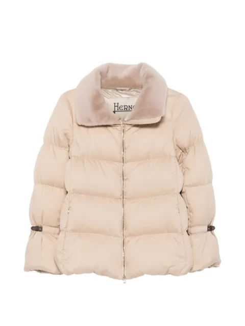 Herno zip-up puffer jacket