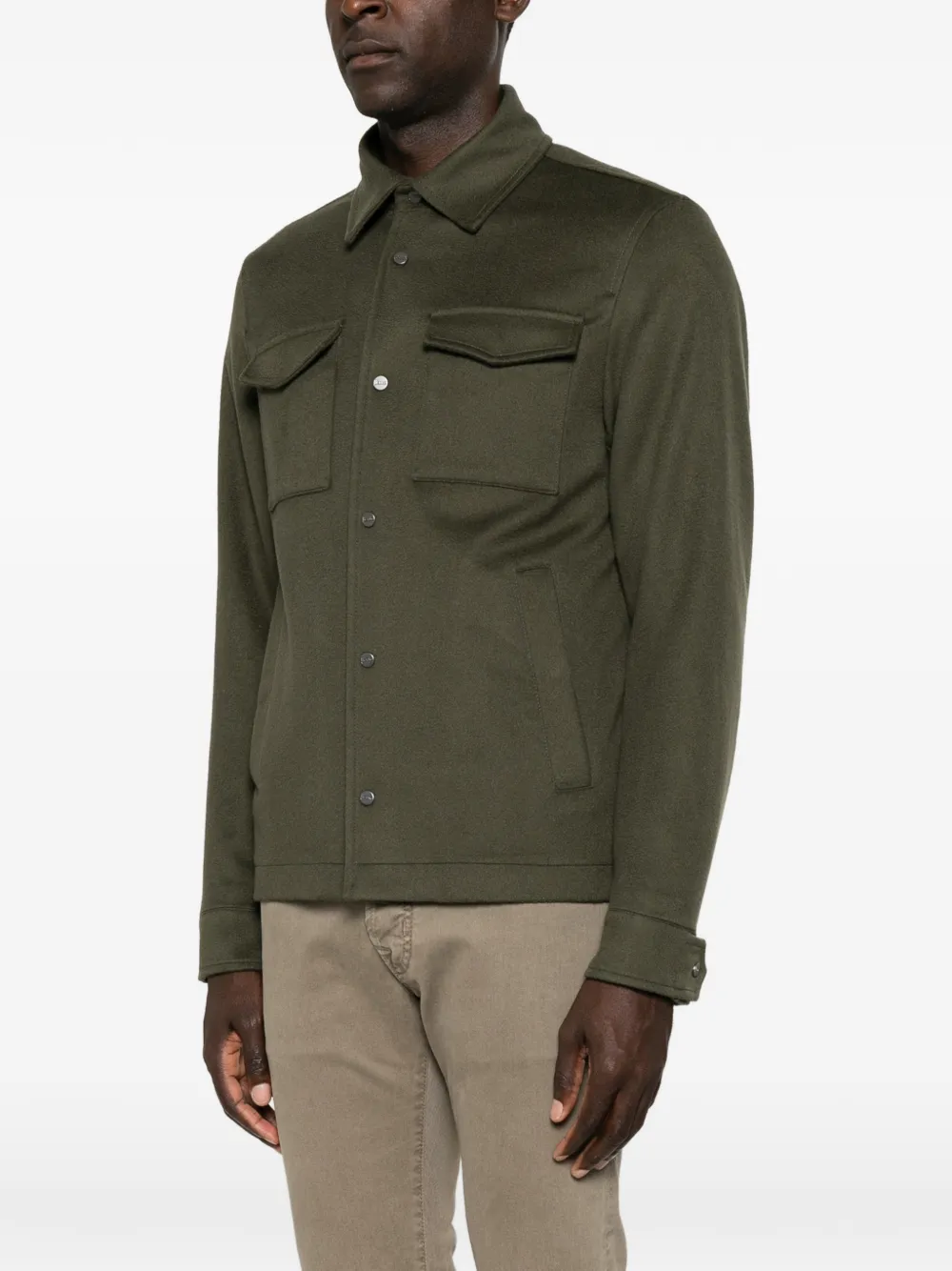BUTTON-UP CHEST-POCKET JACKET