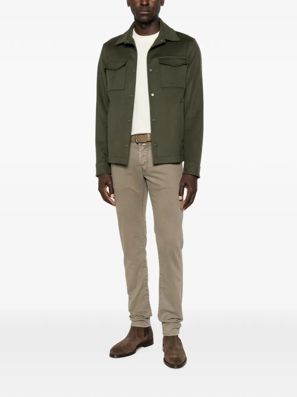 BUTTON-UP CHEST-POCKET JACKET