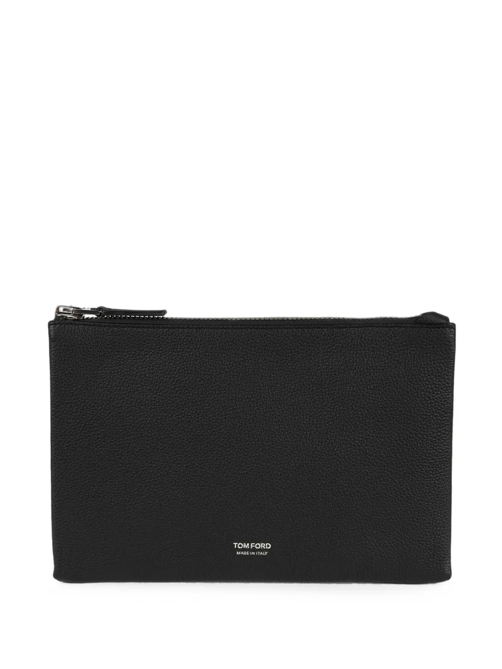TOM FORD Clutch in pelle pieno fiore - Nero