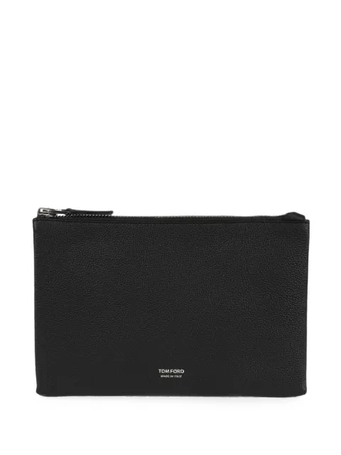 TOM FORD leather clutch bag