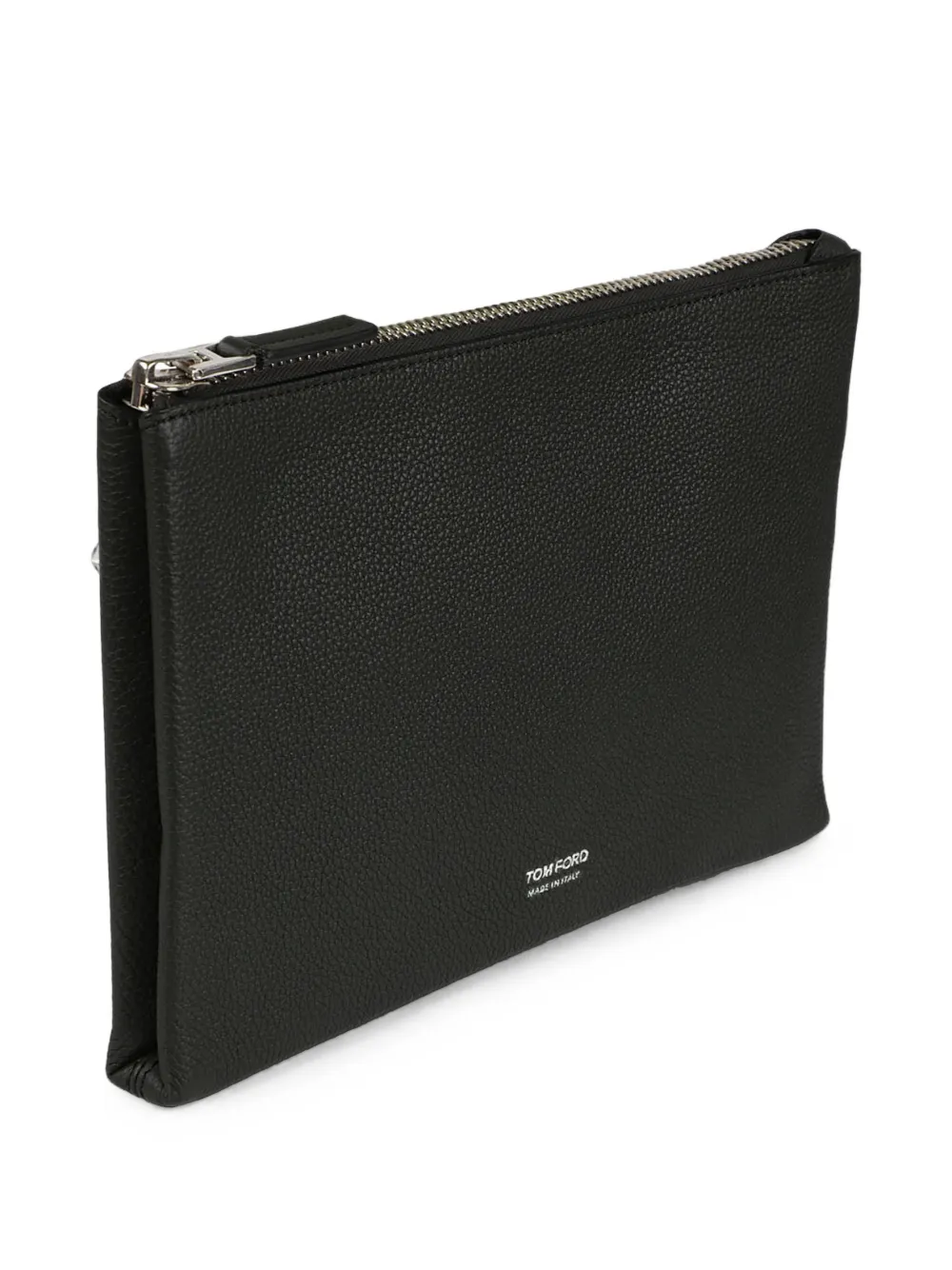 TOM FORD Leren clutch Zwart