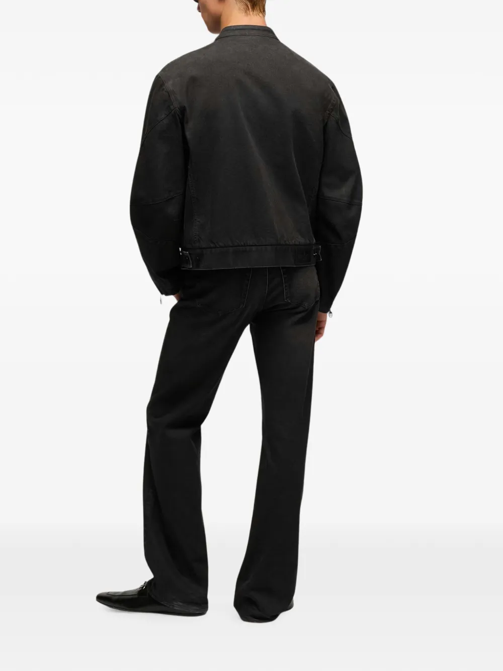 Gucci Horsebit jeans met wijde pijpen Bruin