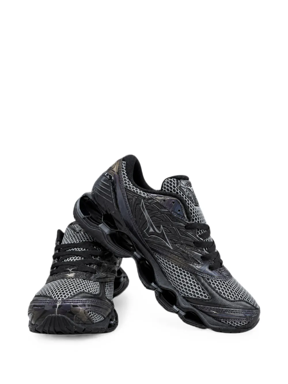 Mizuno Wave Prophecy lace-up sneakers Zwart