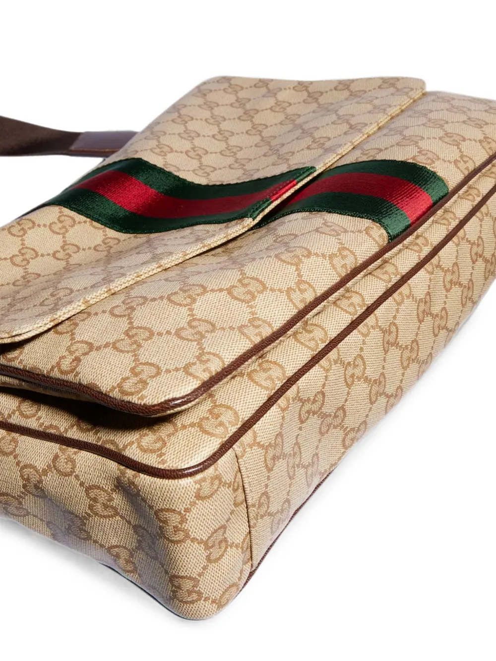 Gucci Medium crossbodytas met Web-design Beige