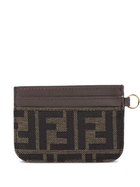 FENDI FF-jacquard card case