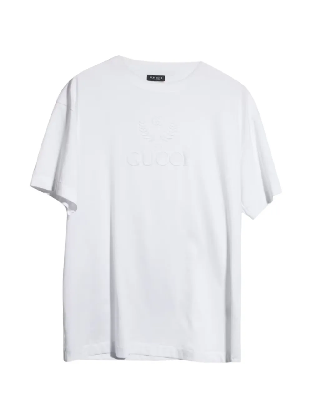 Gucci T-shirt met geborduurd logo Wit