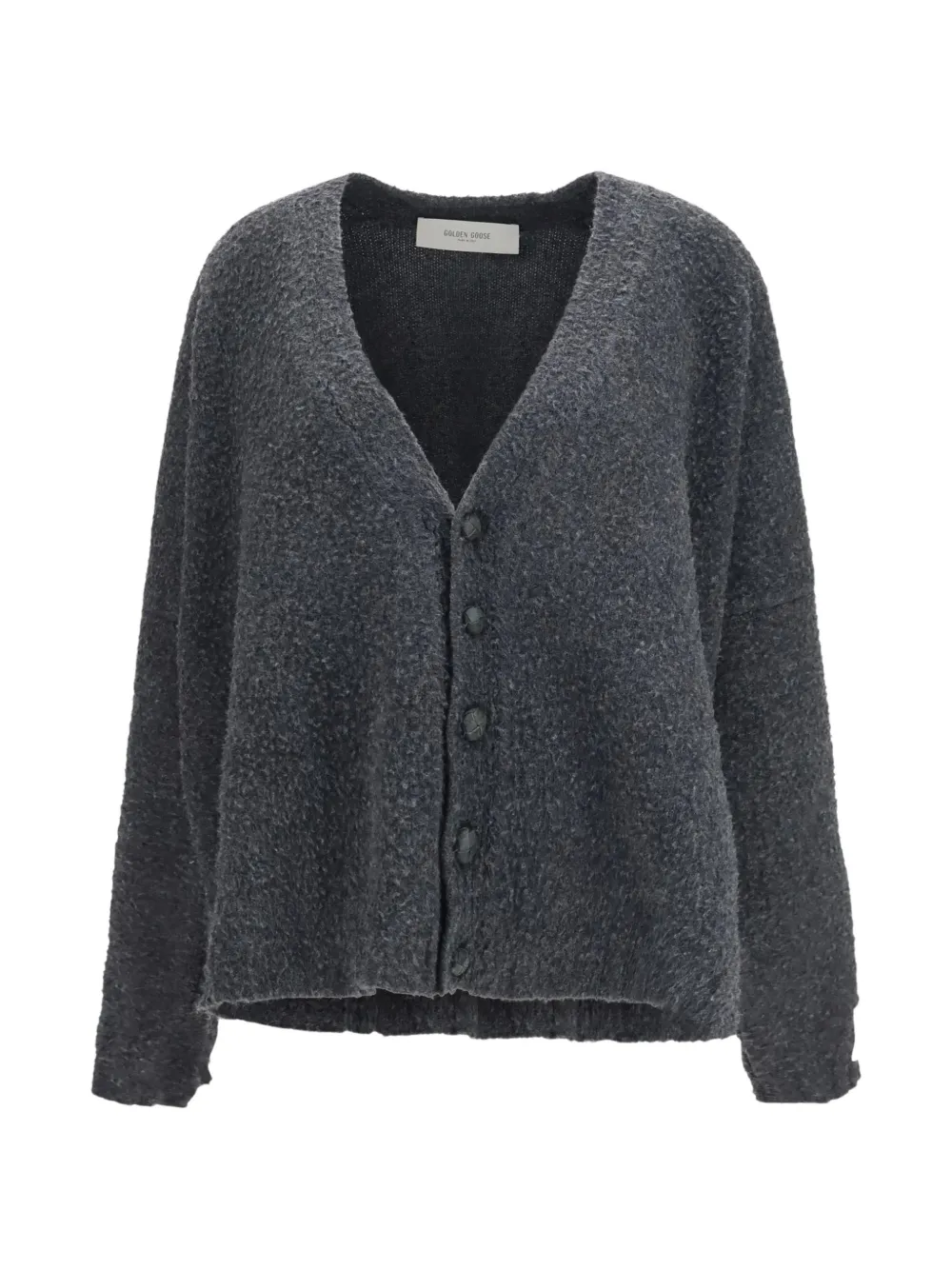 Golden Goose bouclé-knit cardigan - Grey