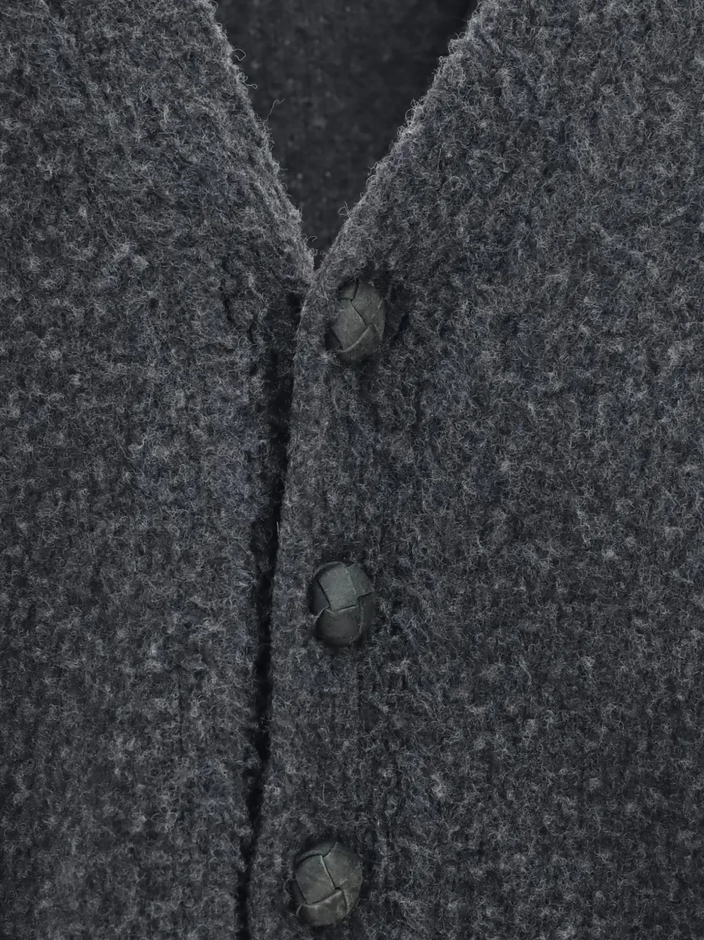 Golden Goose bouclé-knit cardigan Grijs