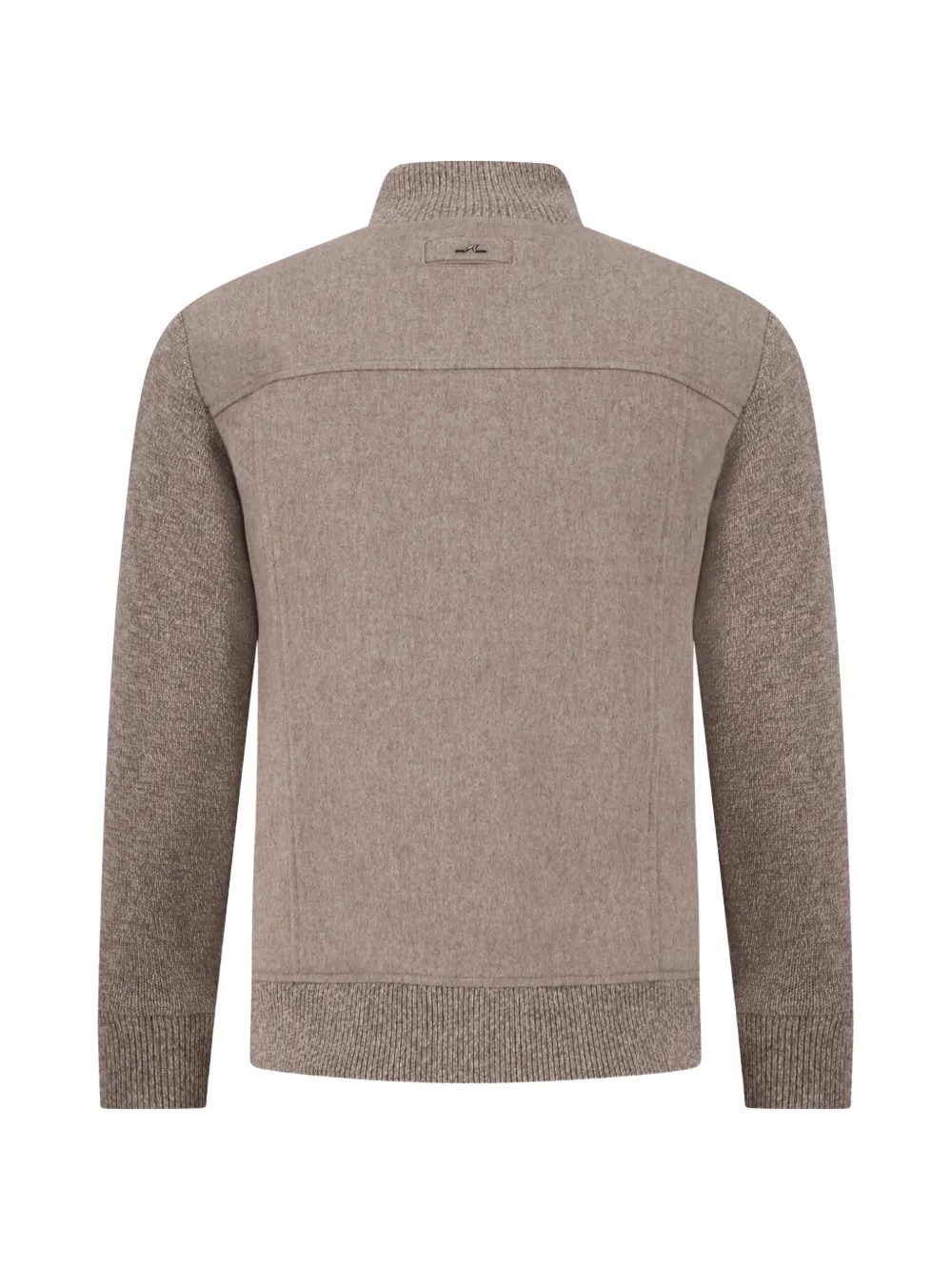 Paul & Shark Aliseo trui met vlakken en rits Beige