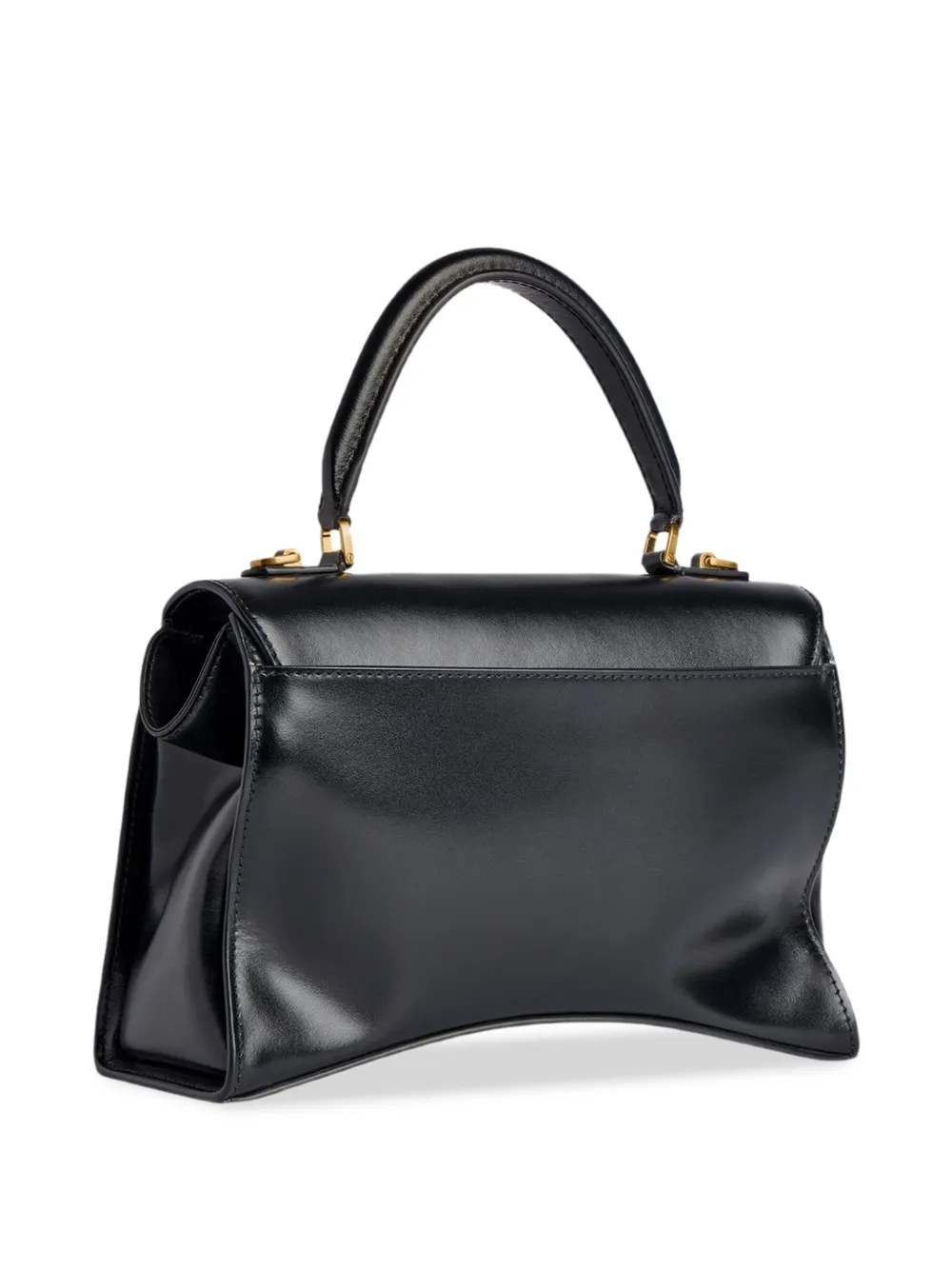 Balenciaga Hourglass Avenue kleine shopper met gegraveerd logo Zwart