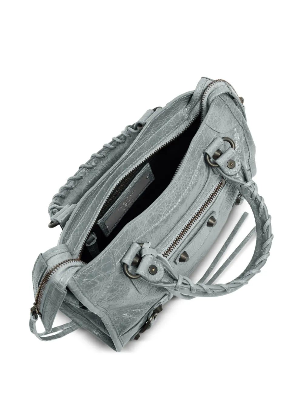 Balenciaga Le City leren mini-shopper Grijs