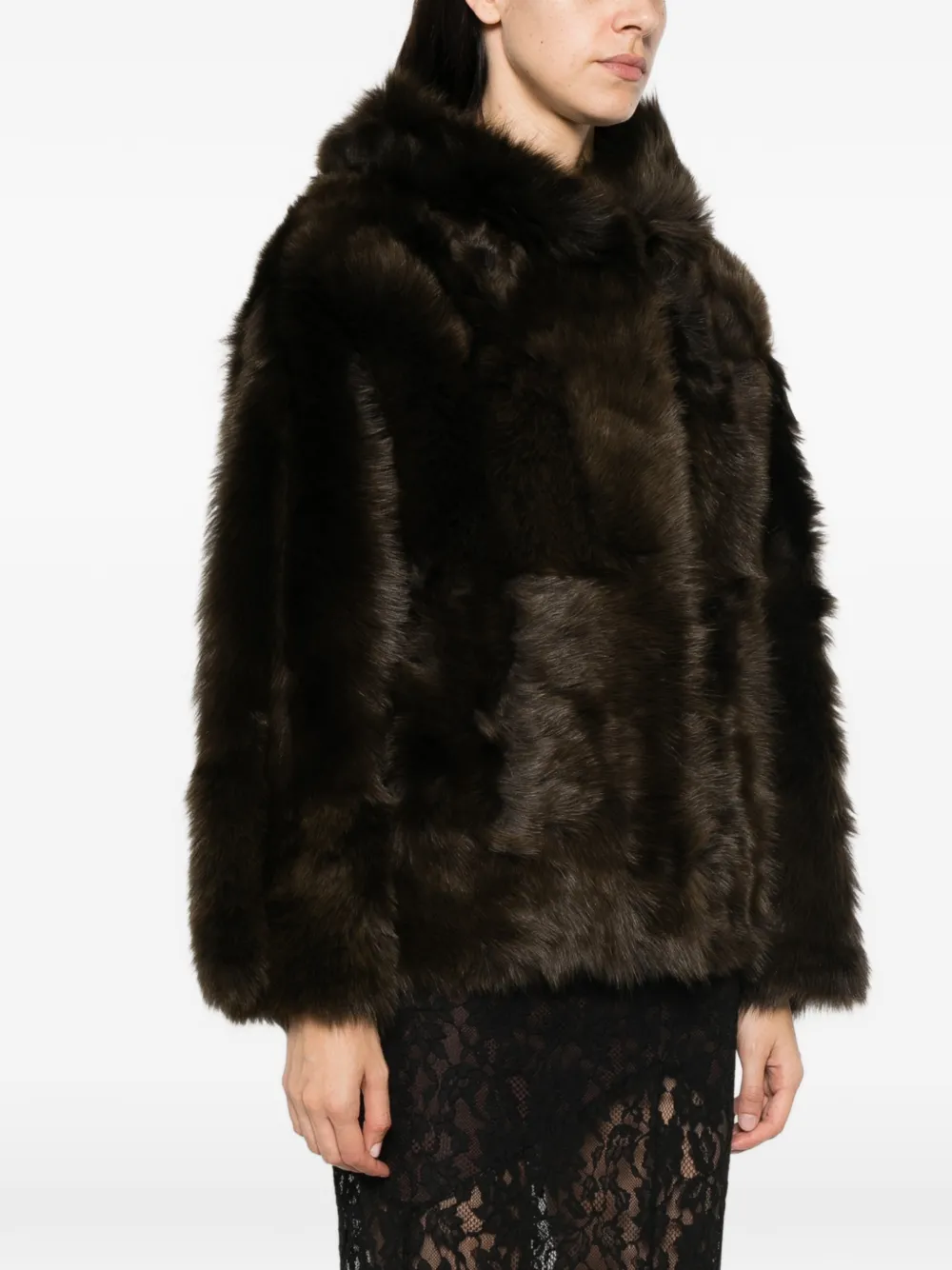 Yves Salomon hooded jacket Bruin