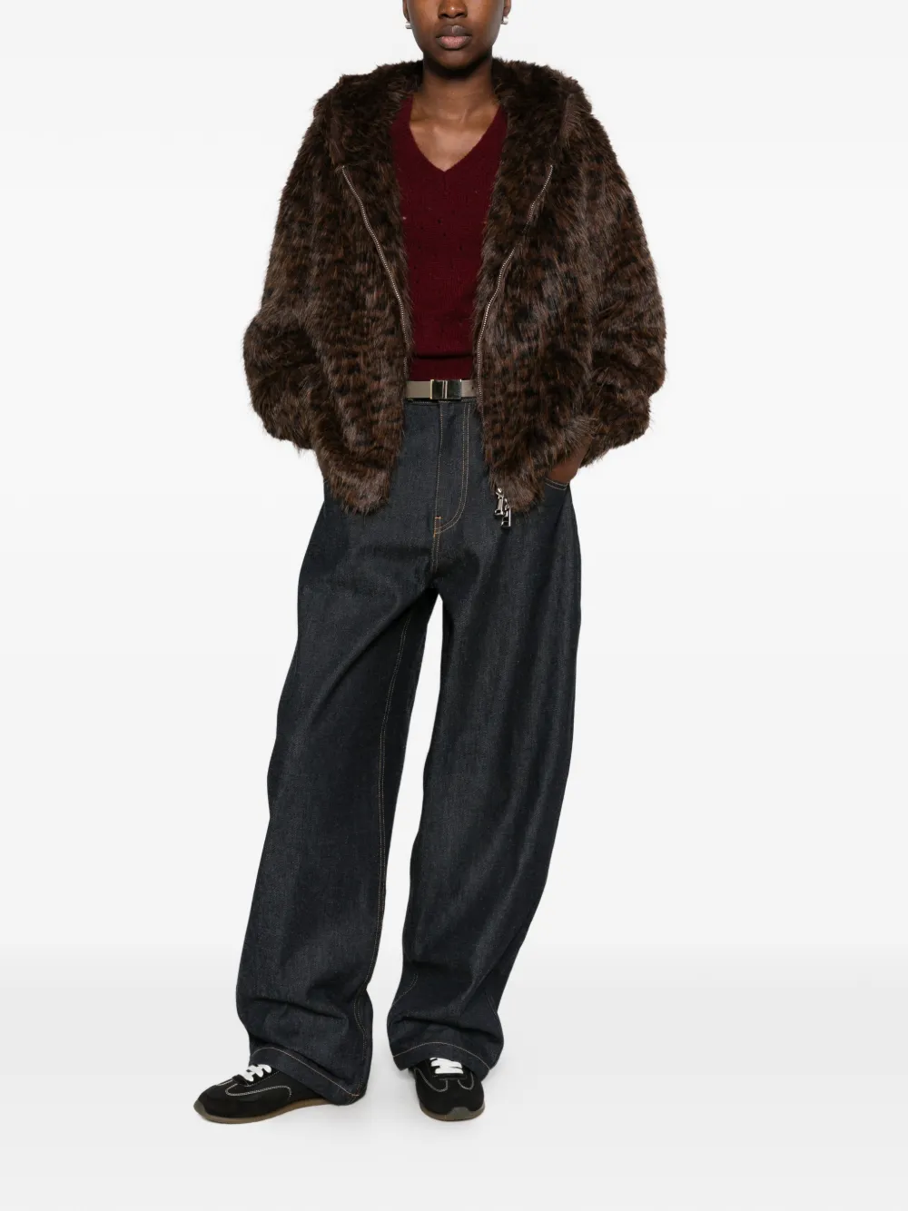 Betta Corradi Jack van imitatiebont Bruin