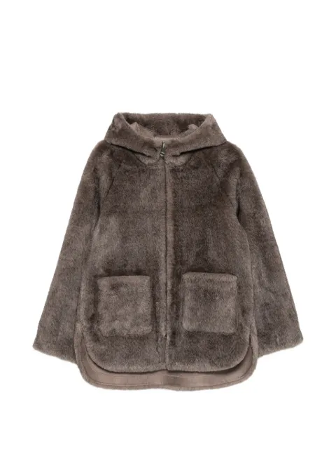 Betta Corradi faux-fur hooded jacket