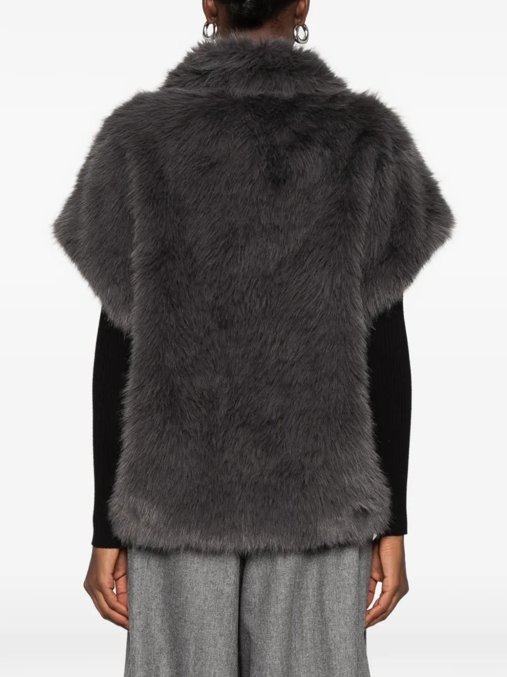 Betta Corradi faux-fur gilet Grijs