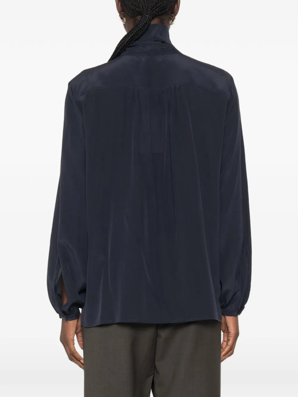 Marella Blouse met strik Blauw