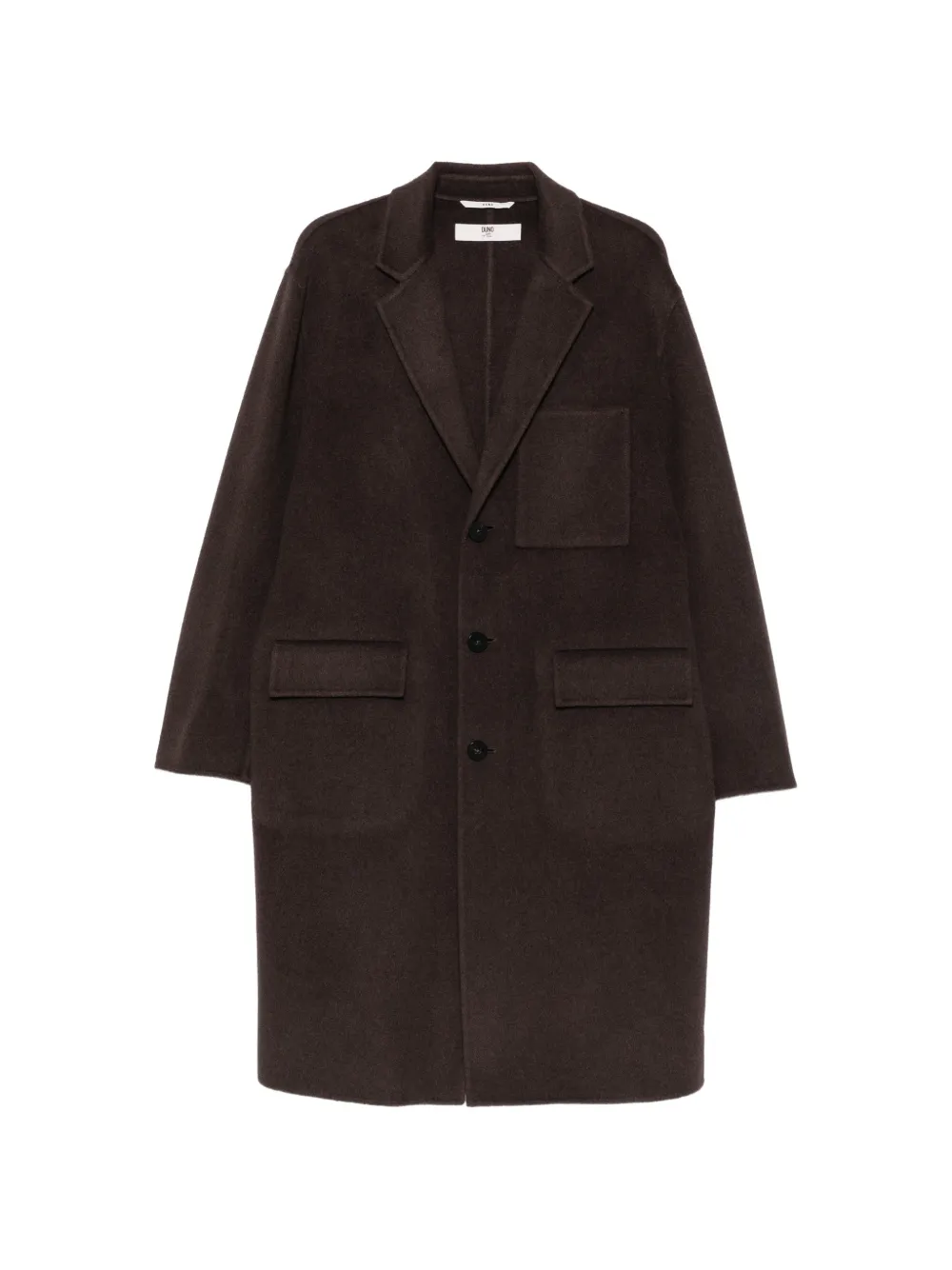 Duno single-breasted wool coat | Brown | Image 1