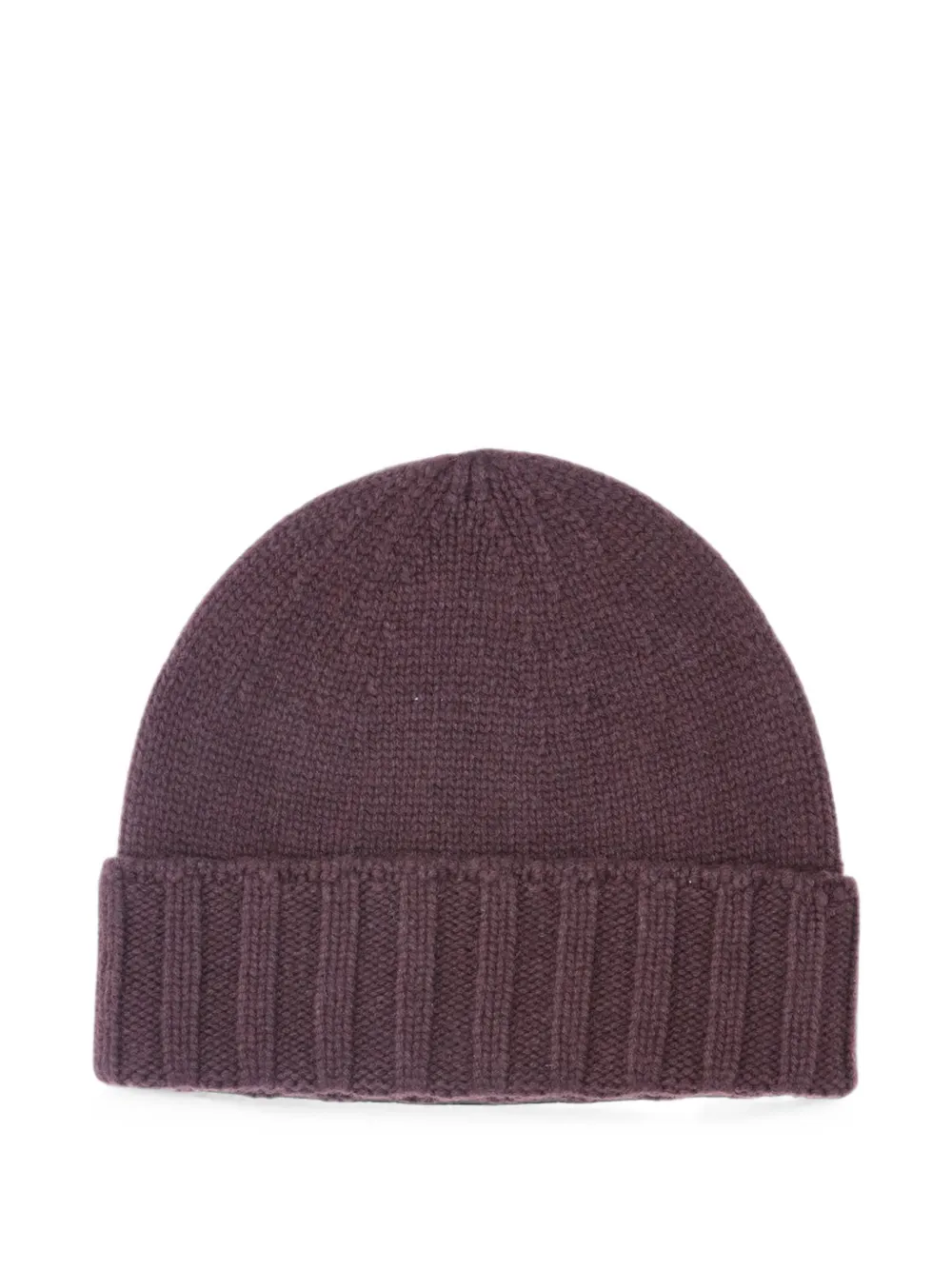 Drumohr ribbed-knit cashmere beanie hat Bruin