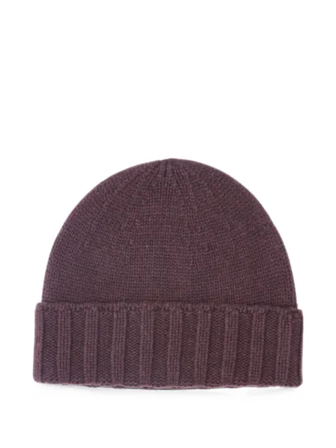 Drumohr ribbed-knit cashmere beanie hat