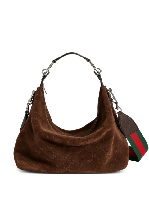 Gucci bolsa de hombro Brera con GG perforado