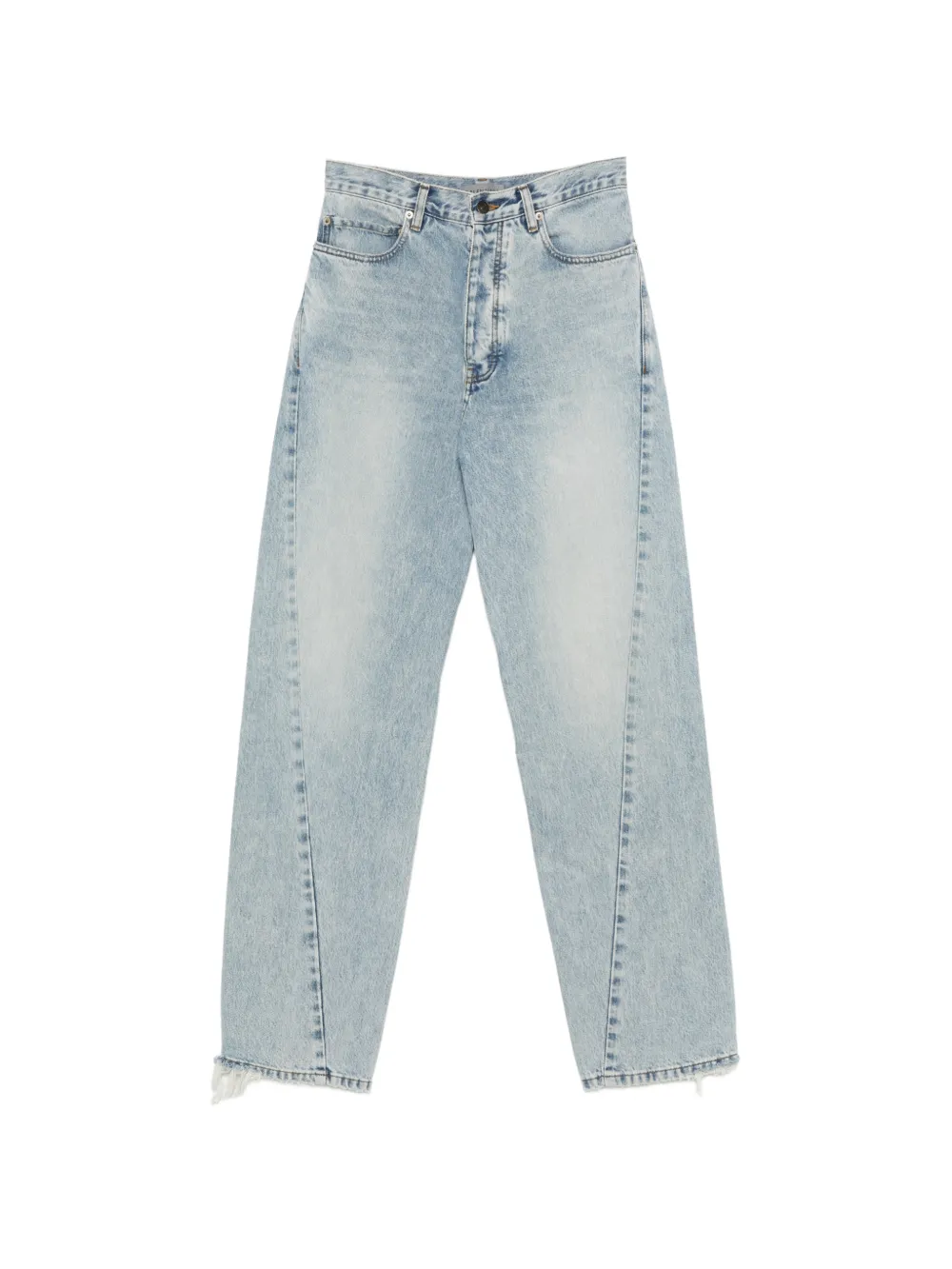Balenciaga faded twisted-seam jeans - Blu
