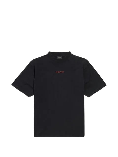 Balenciaga playera de algodón con logo estampado