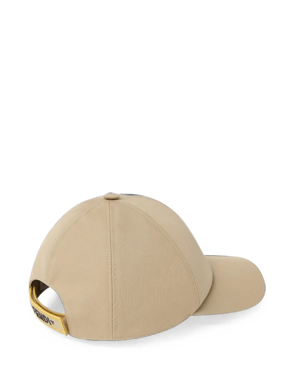Fendi Kids Honkbalpet met logopatch Beige