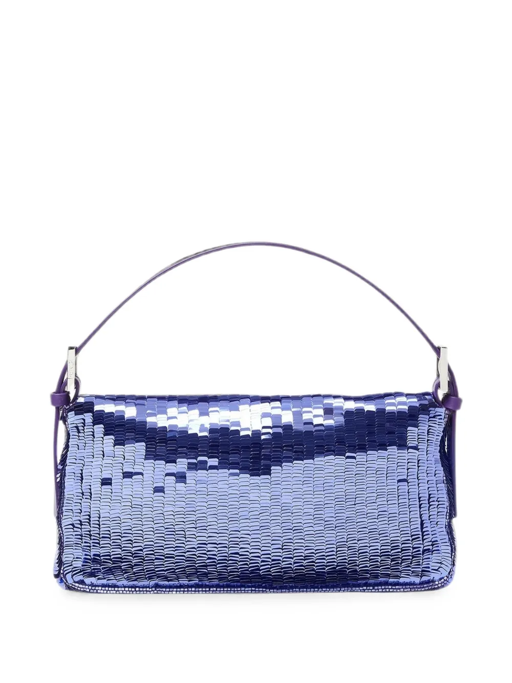 FENDI Baguette 26424 tas met pailletten Paars