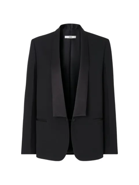 FENDI blazer con cuello esmoquin