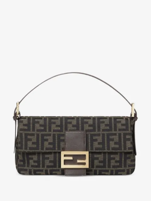 FENDI Baguette FF-jacquard tote bag
