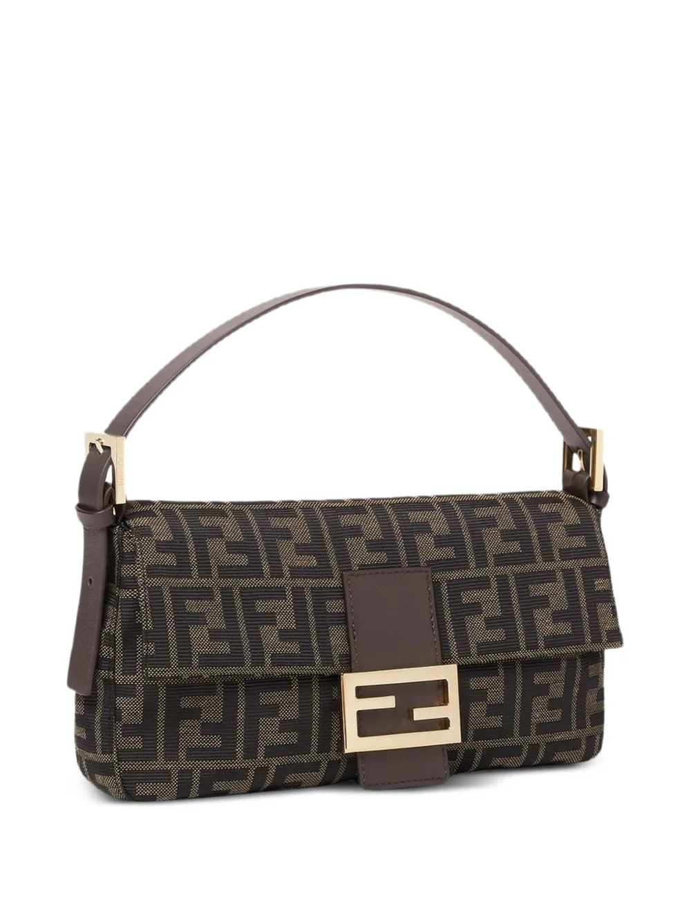 FENDI Baguette shopper met FF-jacquard Bruin