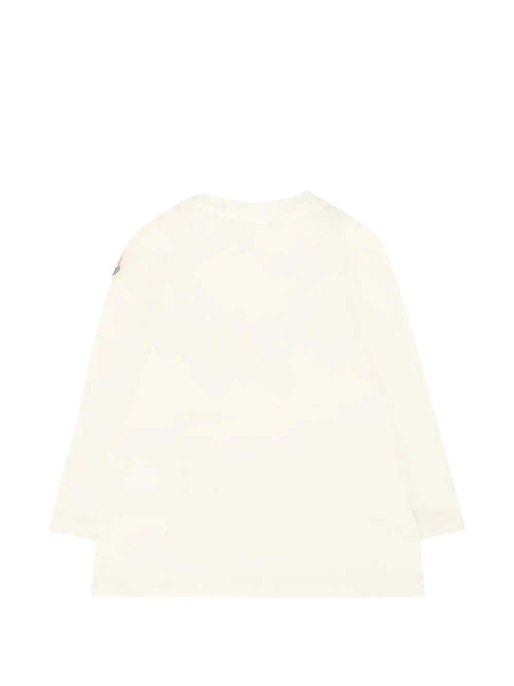 Moncler Enfant Sweater met logoprint Beige