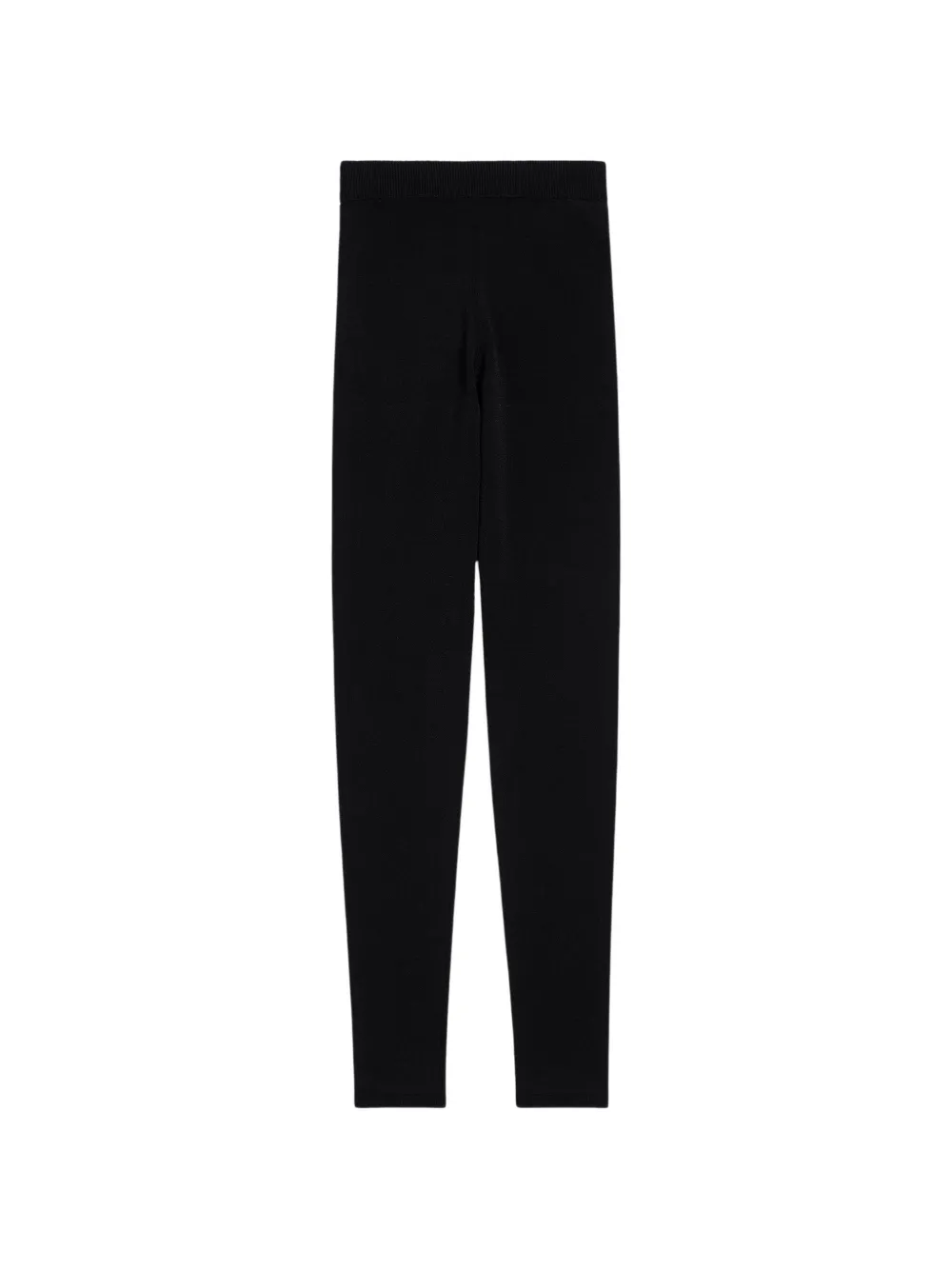 Balenciaga Techwear gebreide legging met geborduurd logo Zwart