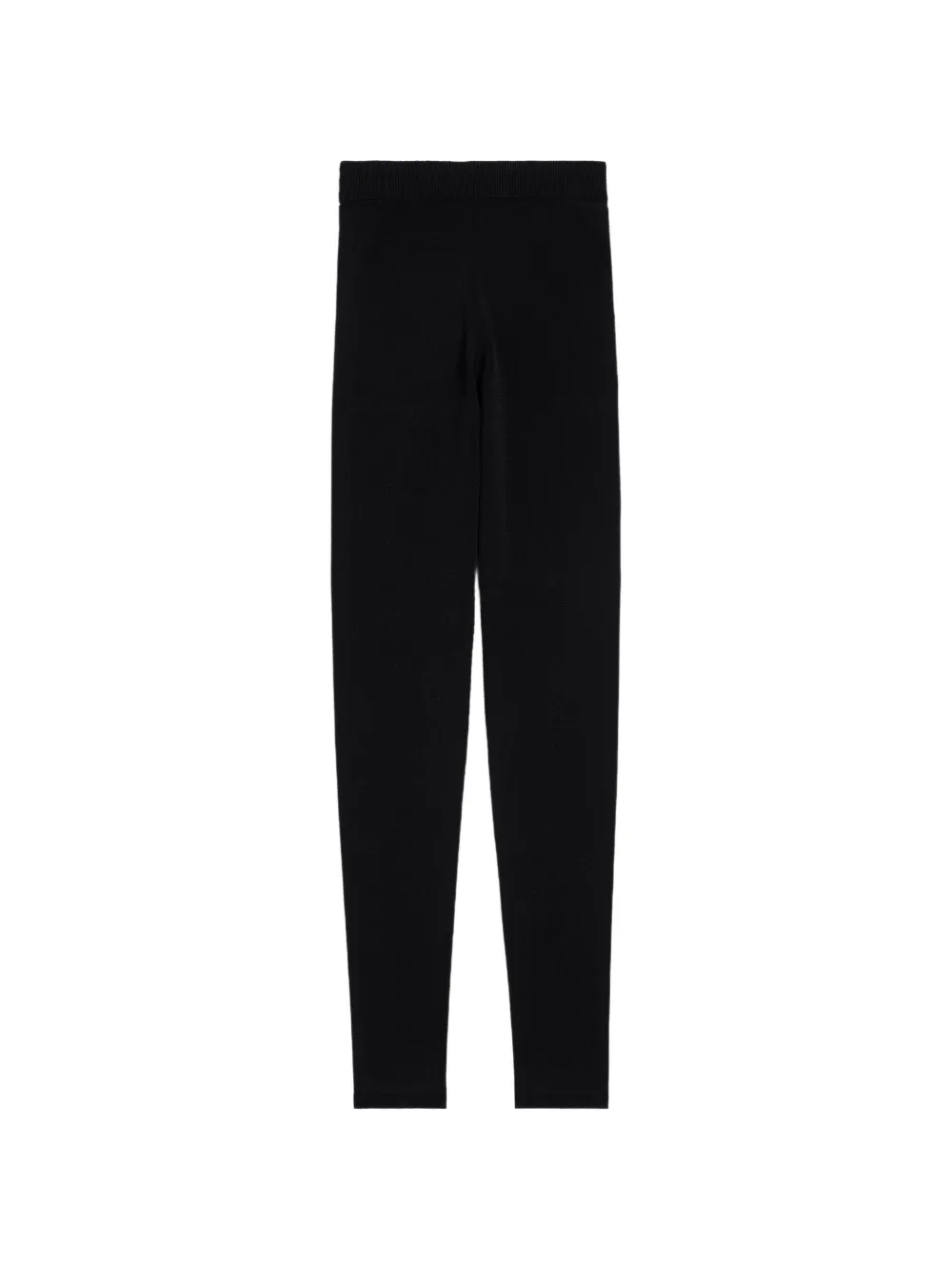 Balenciaga Techwear gebreide legging met geborduurd logo Zwart