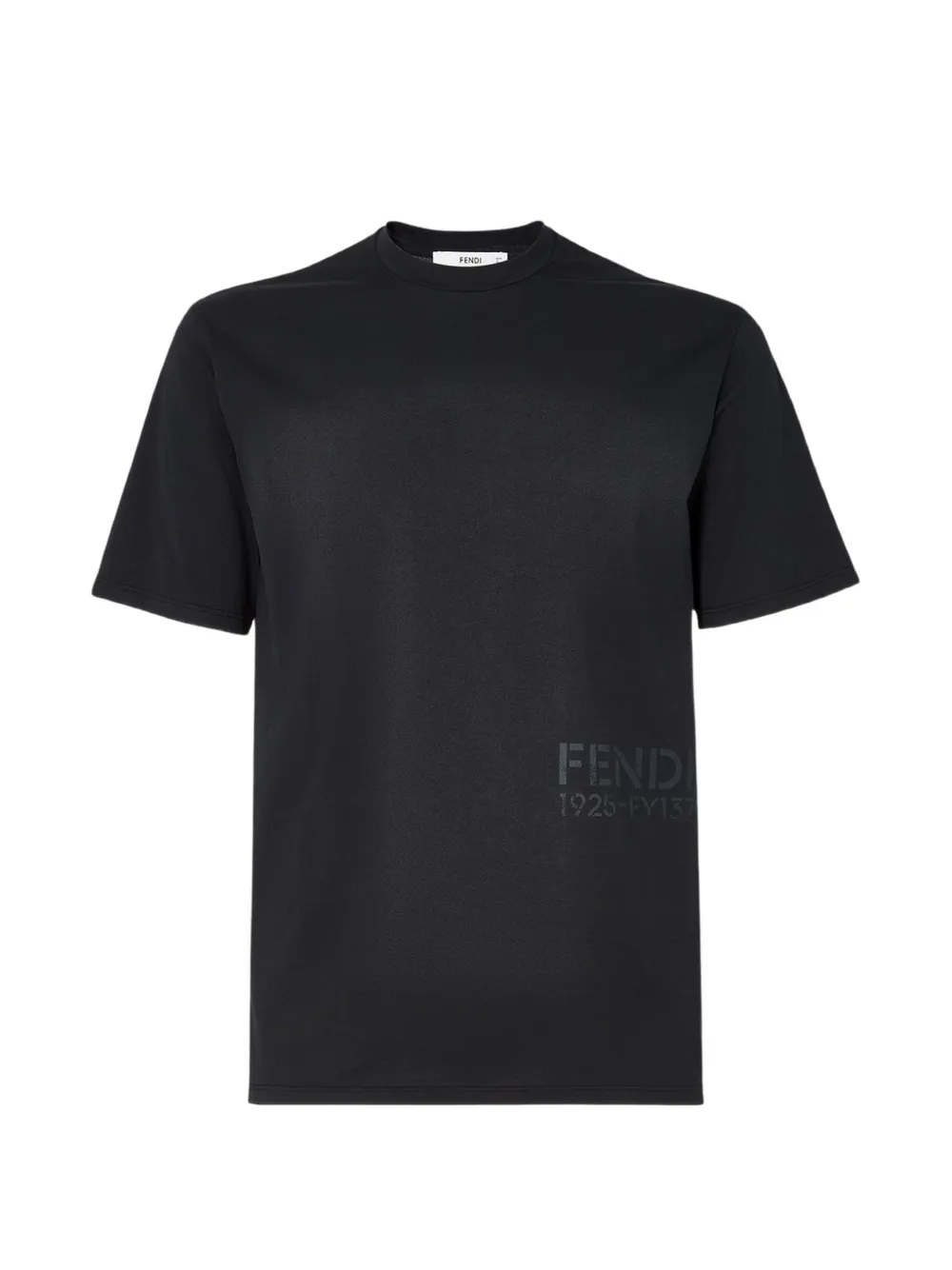 FENDI 黑棉T恤 | 黑色 | Image 1