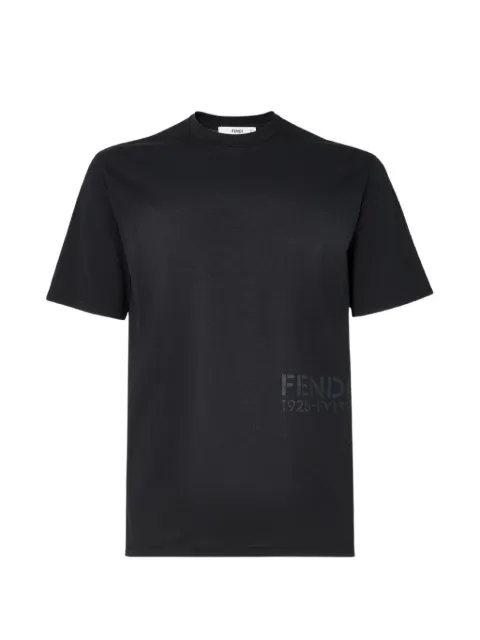 FENDI black cotton T-shirt