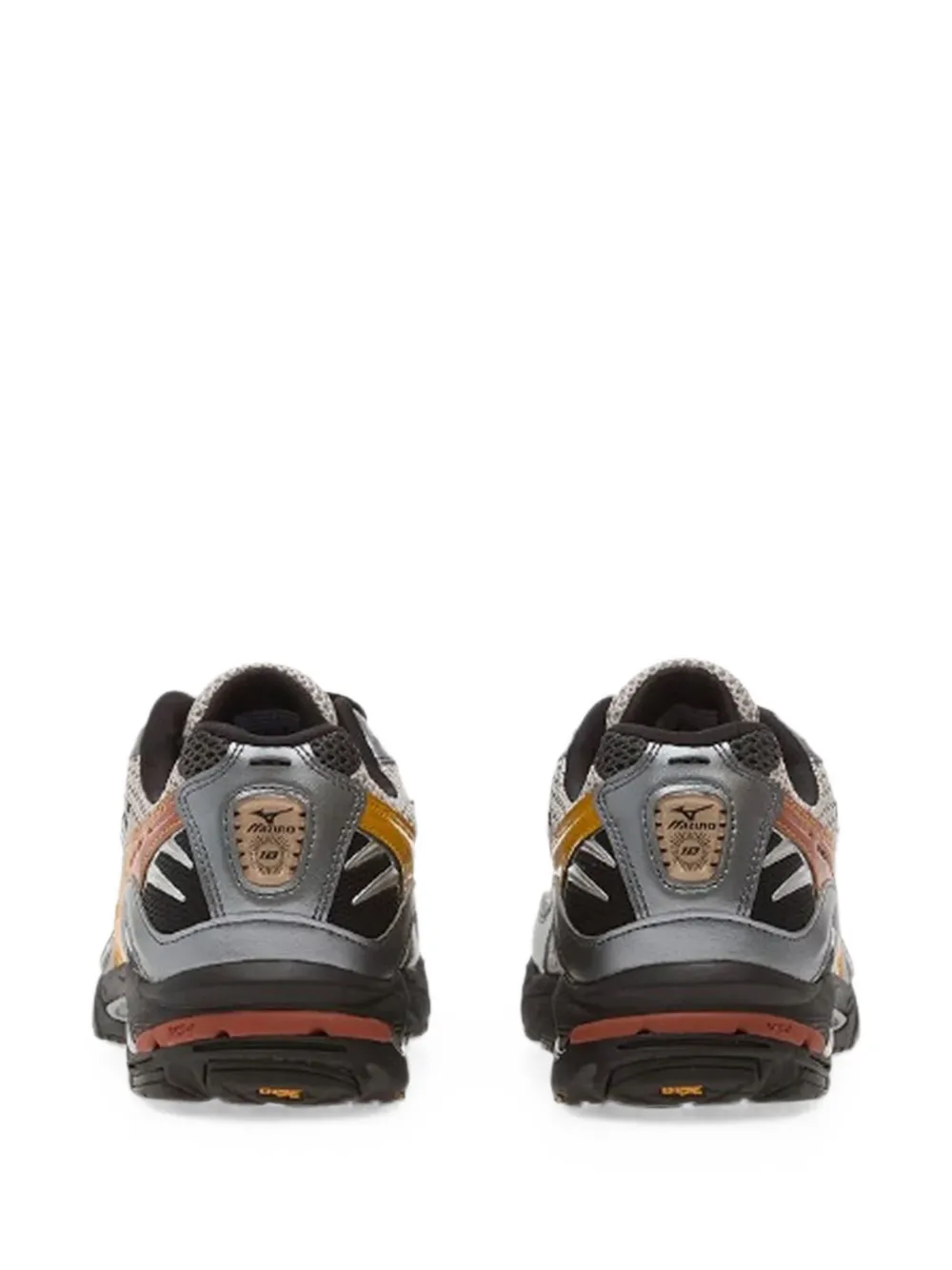 Mizuno Wave Rider 10 mesh-panel sneakers Grijs