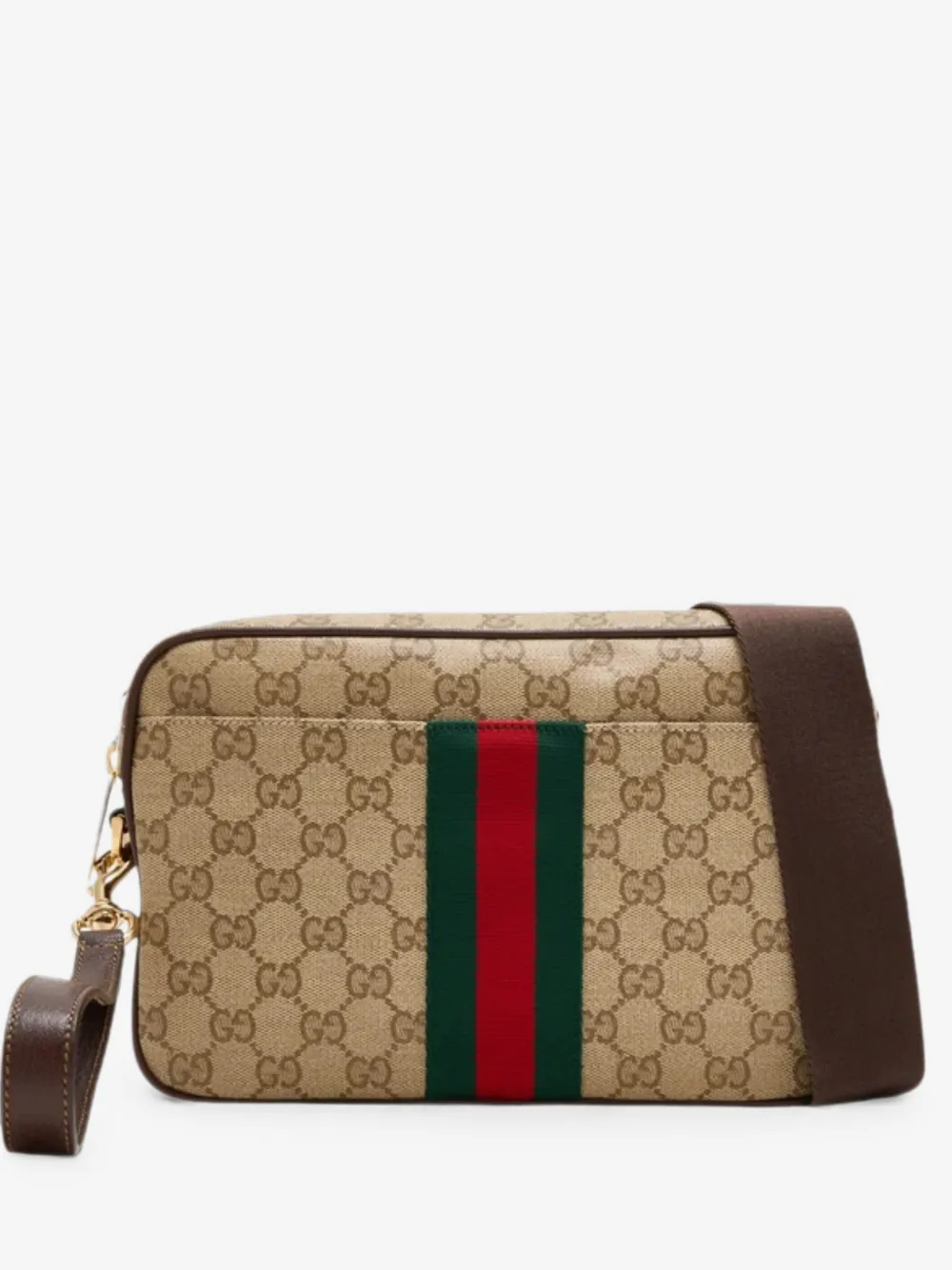 Gucci small crossbody bag with Web | Neutrals | Image 1