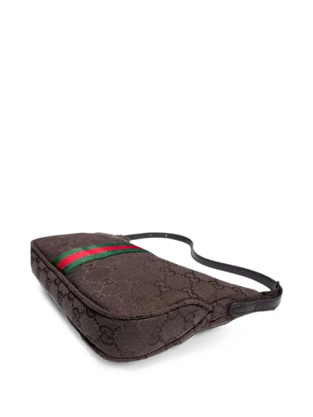 Gucci Kleine Lunetta schoudertas Bruin