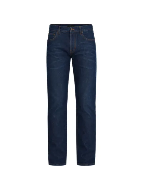 Gucci cotton denim pants with embroidery
