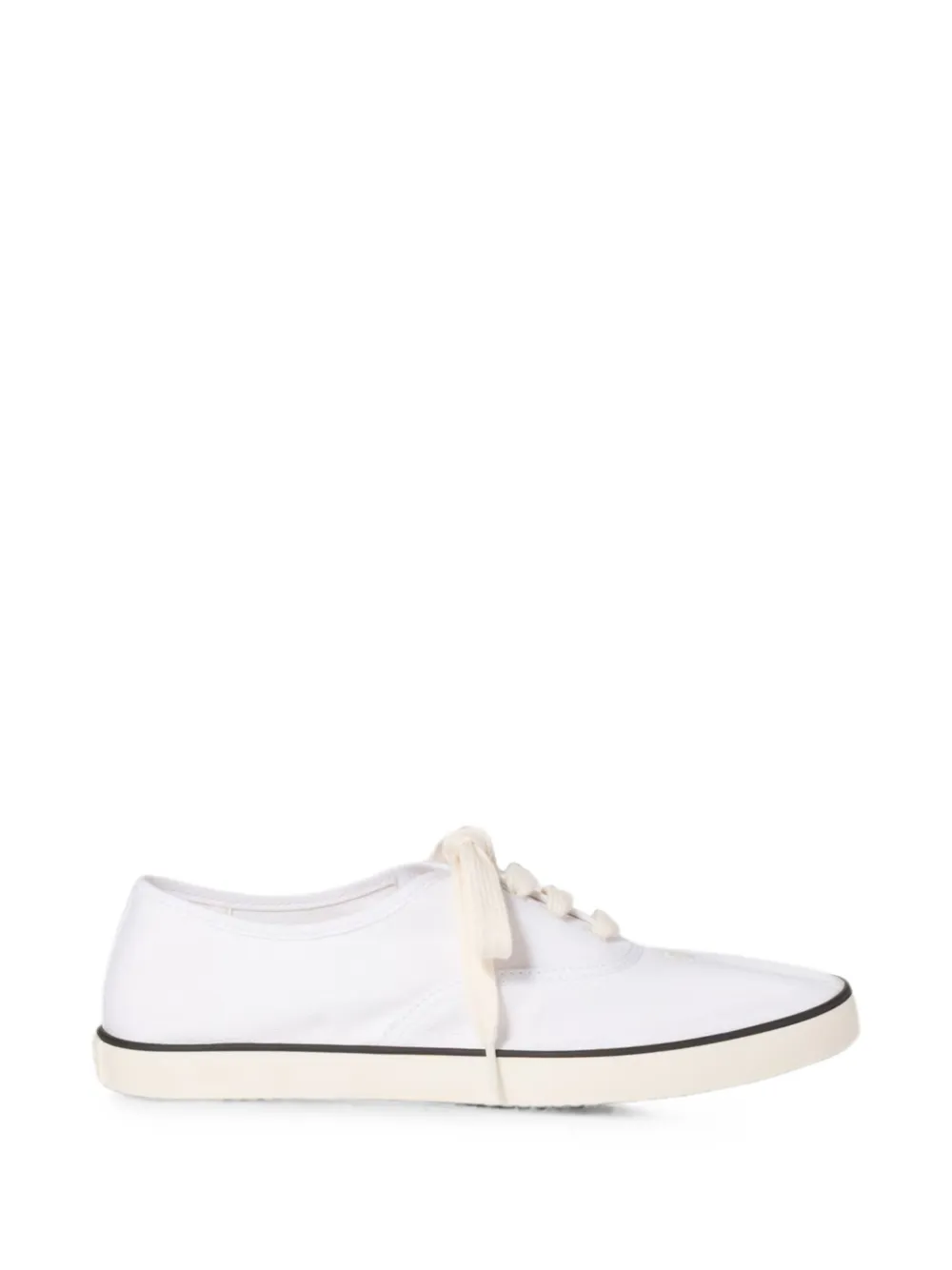Miu Miu logo-embroidered sneakers - Bianco