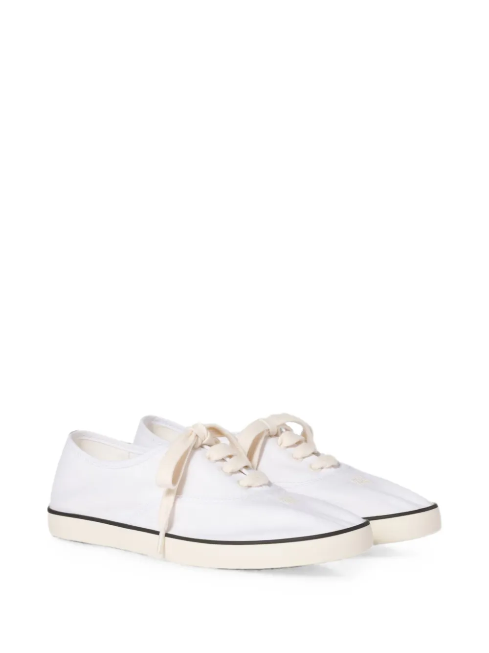 Miu logo-embroidered sneakers Wit