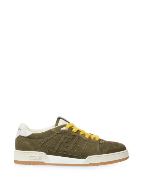 FENDI logo-embossed perforated sneakers