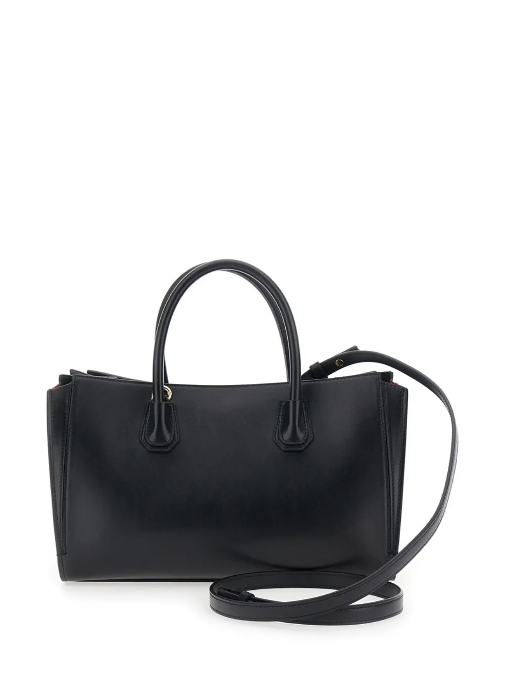 Givenchy Kleine Antigona Catchall shopper van glanzend bewerkt leer Zwart