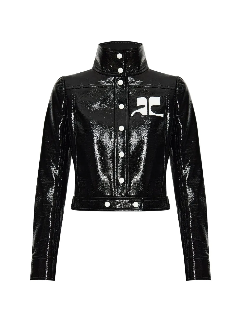 Courrèges logo-patch Re-edition jacket - Nero