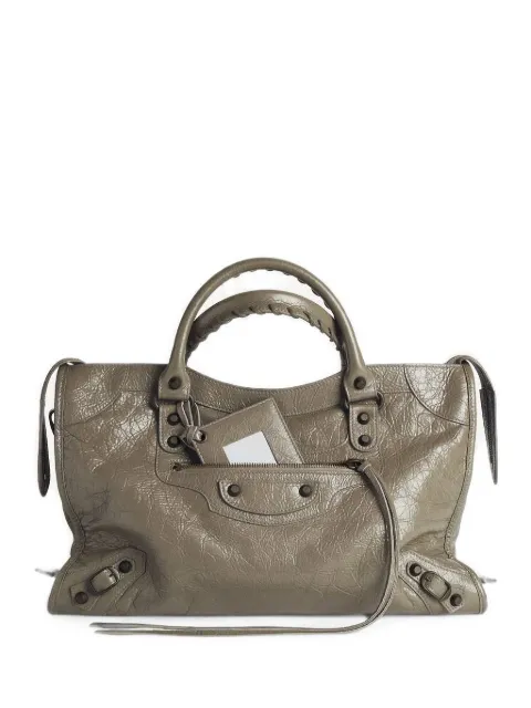 Balenciaga Le City bag medium in army green